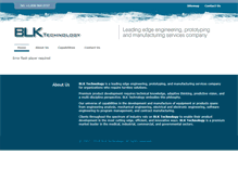 Tablet Screenshot of blktechnology.com